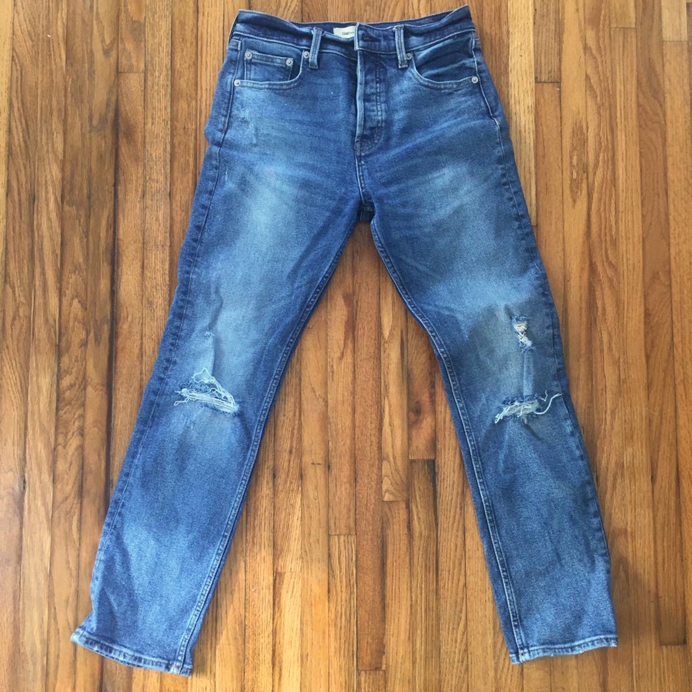 Gap 1969 Brand button Fly Distressed Jeans